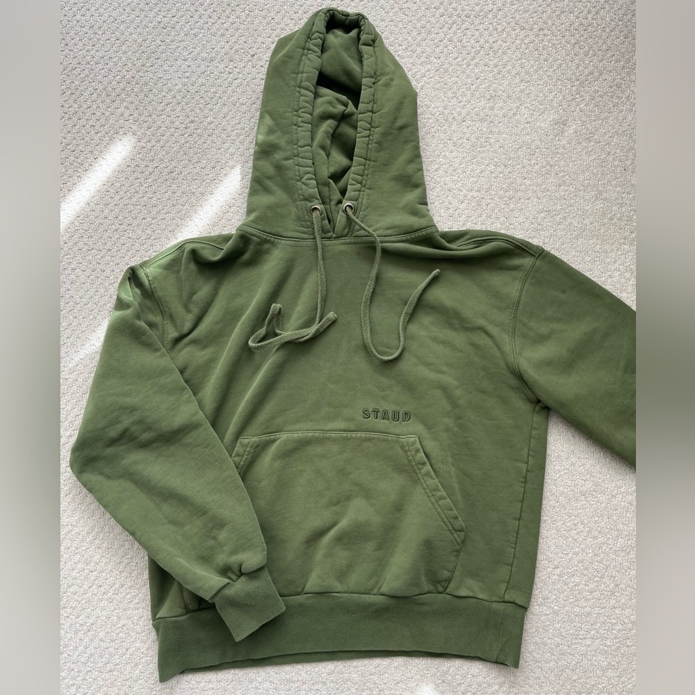 STAUD Green Hoodie